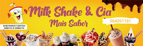 Milk shake e cia Mais sabor