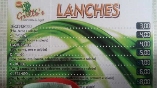 Opinii despre Grillos Lanches E Sorveteria. în São Gonçalo - Gastronomia e hotelaria