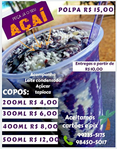 Opinii despre Açaí Da Ilha în Parintins - Gastronomia e hotelaria
