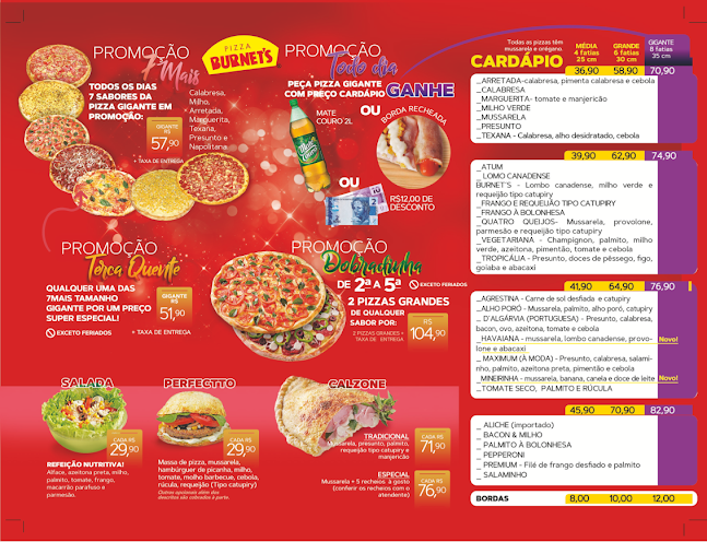 Pizza Burnet's Cidade Nova
