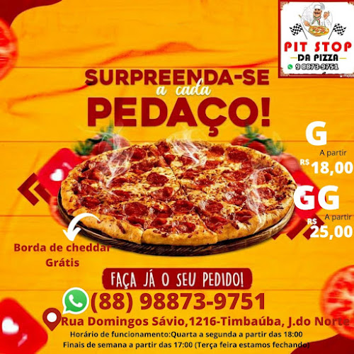 Pit stop da pizza - Juazeiro do Norte
