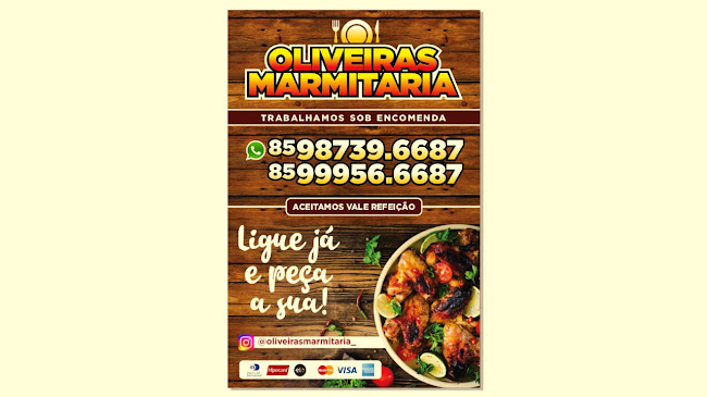 Opinii despre Oliveiras marmitaria în Itaitinga - Gastronomia e hotelaria