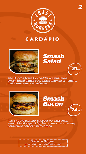 Coast Burgers - Palhoça