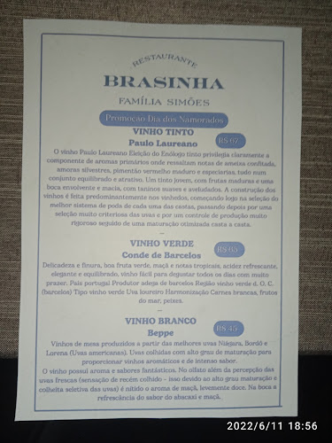 Restaurante Brasinha - Gastronomia e hotelaria