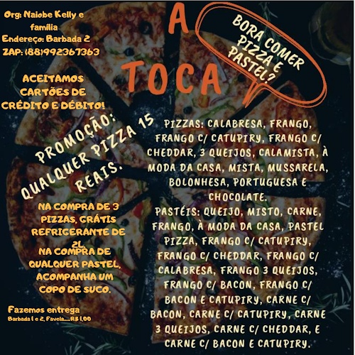 A Toca: Pizzaria e Pastelaria - Gastronomia e hotelaria