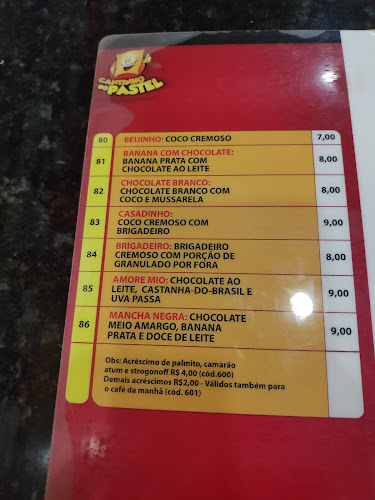 Opinii despre Cantinho do Pastel în Rio Branco - Gastronomia e hotelaria