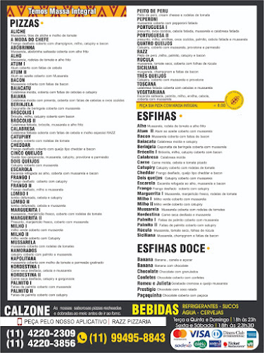 Razz pizzaria São Caetano - Gastronomia e hotelaria