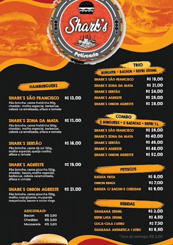 Sharksburguers - Gastronomia e hotelaria