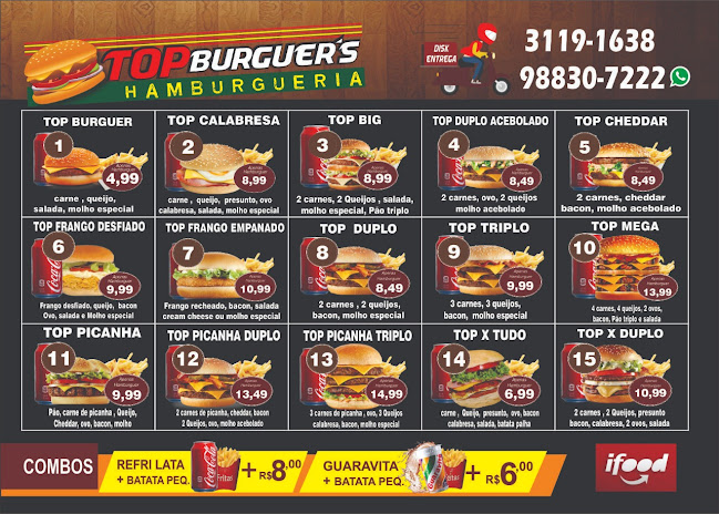 Top burguer's