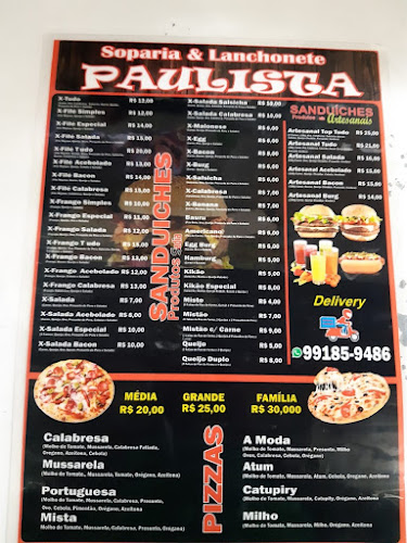 Lanchonete E Soparia Paulista - Raiz - Gastronomia e hotelaria