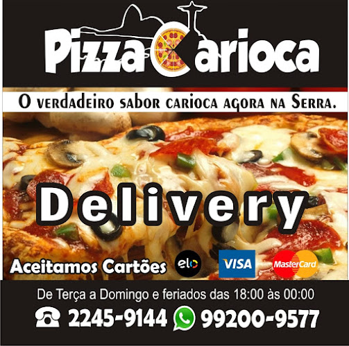 Opinii despre Pizza Carioca în Petrópolis - Gastronomia e hotelaria