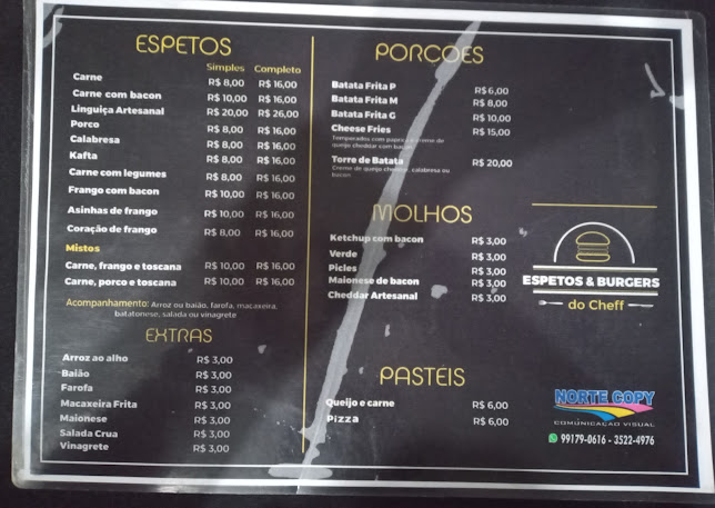 Espetos & Burgers do cheff - Santarém