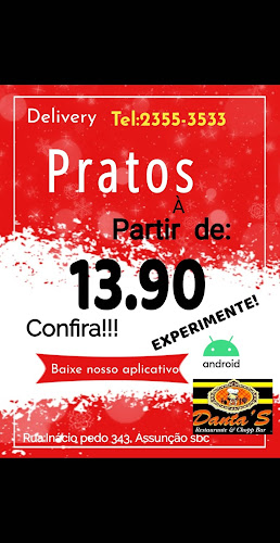 RESTAURANTE CHOPP BAR DANTAS - São Bernardo do Campo