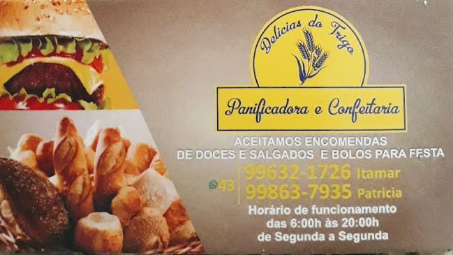 Opinii despre Panificadora e Confeitaria Delícias do Trigo în Jaguariaíva - Gastronomia e hotelaria