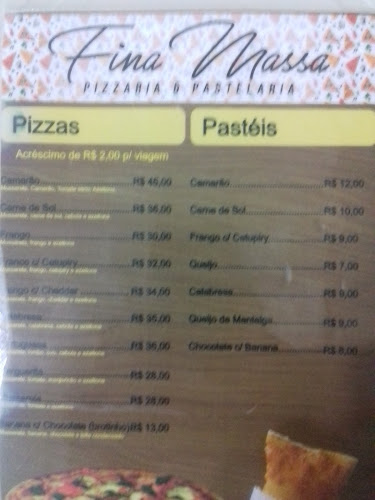 Fina Massa - Pizzaria & Pastelaria - Gastronomia e hotelaria