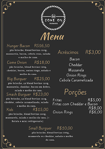 Opinii despre Come On Burguer în Pirapora - Gastronomia e hotelaria