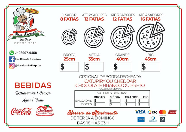 DOM RICARDO DISK PIZZA