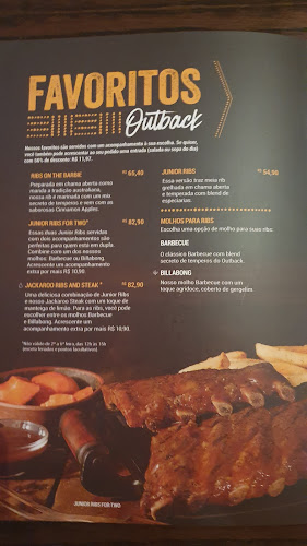 Outback Shopping Anália Franco - Gastronomia e hotelaria