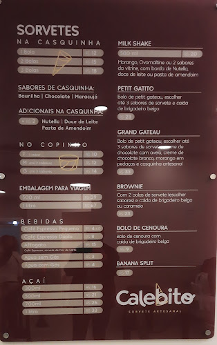 Calebito Sorveteria Cavaleiros