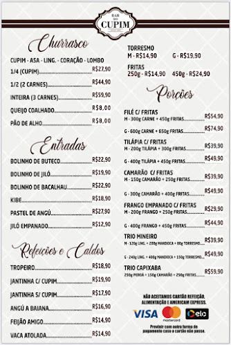 Bar do Cupim Bom Retiro