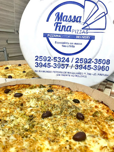 Massa fina e crocante pizzaria delivery - Gastronomia e hotelaria