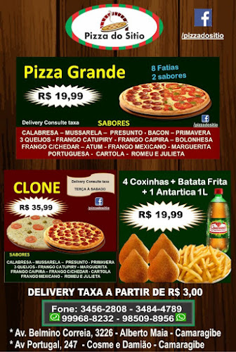 Opinii despre Pizza Do Sitio în Camaragibe - Gastronomia e hotelaria