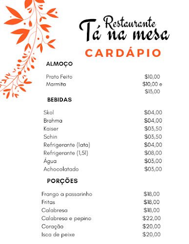 Opinii despre Restaurante Tá na Mesa în Navegantes - Gastronomia e hotelaria