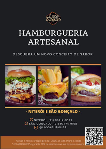 Opinii despre Hamburgueria Licca Burguer | Hambúrguer Artesanal | Delivery e Presencial în São Gonçalo - Gastronomia e hotelaria