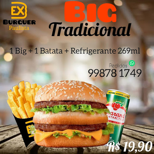 Opinii despre Ex Burguer Paulista în Paulista - Gastronomia e hotelaria