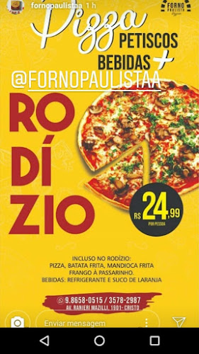 Pizzaria Forno Paulista - João Pessoa
