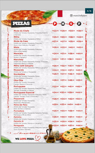 Manchelly pizzaria Lem - Gastronomia e hotelaria
