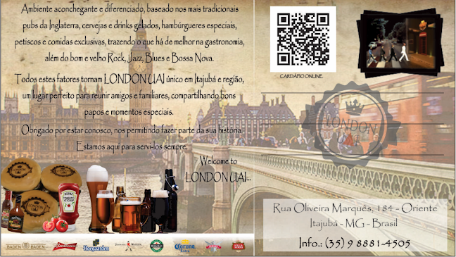 London Uai Pub - Hamburgueria e Cervejaria Artesanal - Itajubá