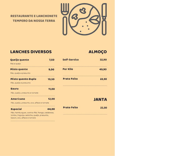 Comentarii opinii despre Restaurante Tempero Da Nossa Terra