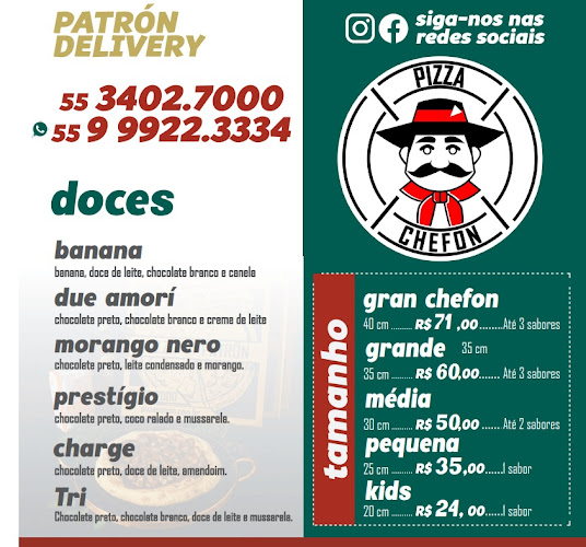 Pizza Chefon - Gastronomia e hotelaria