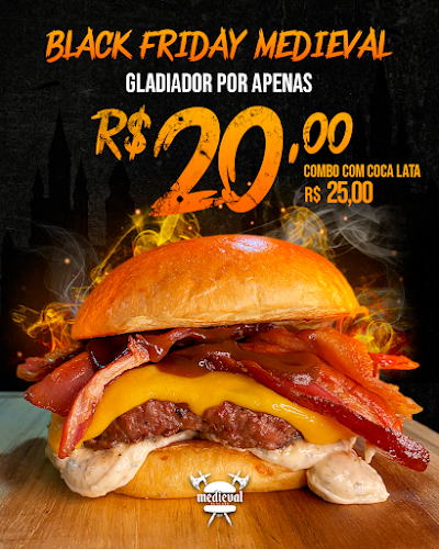 Medieval Burguer - Hamburgueria Artesanal em Itaperuna-RJ