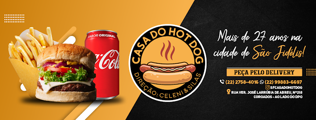 Opinii despre Casa Do Hot Dog în São Fidélis - Gastronomia e hotelaria