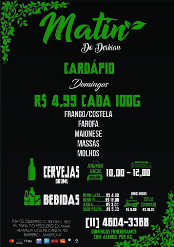 Matin do Derkian Bar & Restaurante Mairiporã