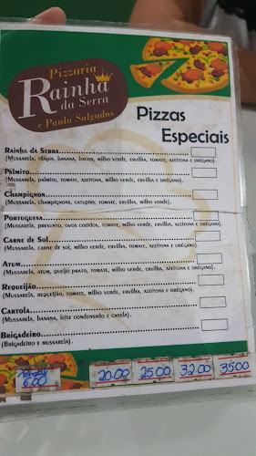 Opinii despre Pizzaria Rainha da Serra în Bananeiras - Gastronomia e hotelaria