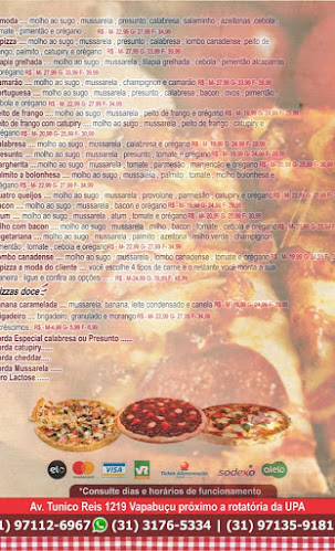 Á Pizza Sete Lagos - Sete Lagoas