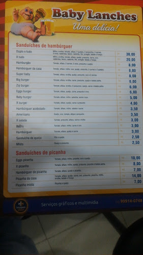 BaBy Lanches - Gastronomia e hotelaria