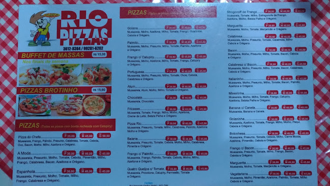 Rio pizzas