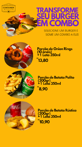 Opinii despre Container Burger & Bar în Campinas - Gastronomia e hotelaria